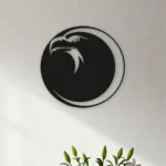 Name n Art | Eagle's Emblem - Metal Wall Art - Hanging Decor